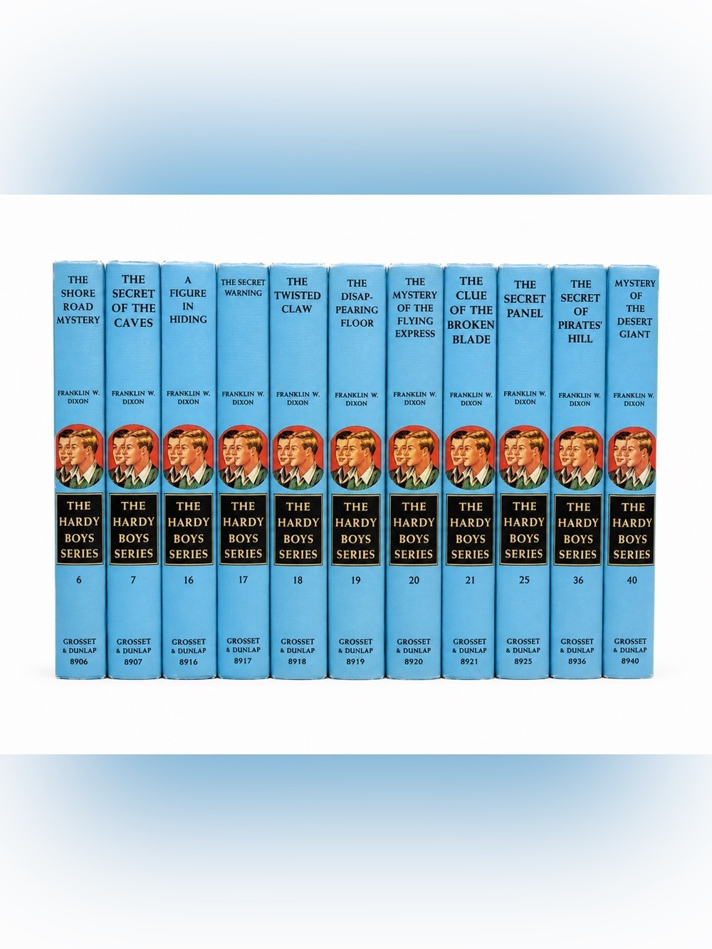 Hardy Boys Vintage 11 Book Lot Blue Spine Grosset Dunlap Hardcovers